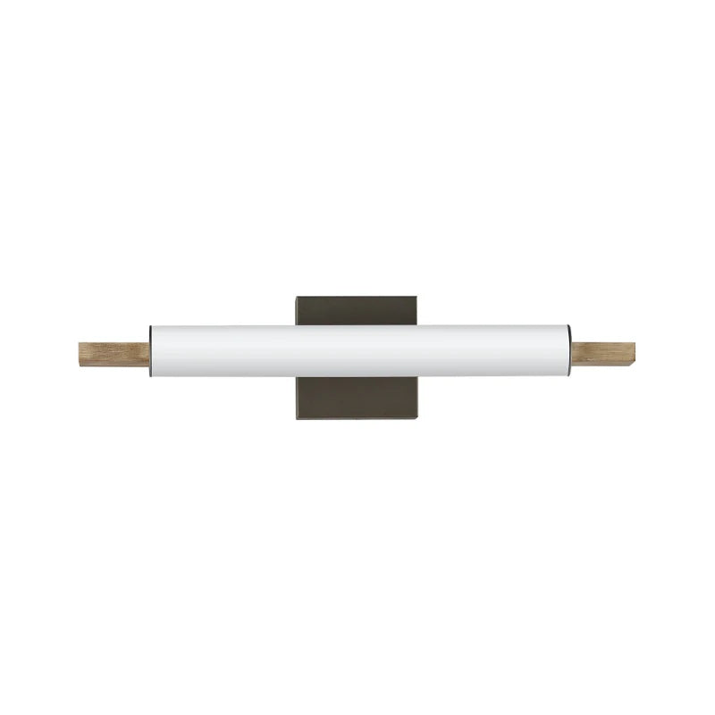 ET2 Contemporary Lighting E24930-DWCHL 22" Joist LED Wall Sconce Wall Light - Finish: Driftwood And Charcoal