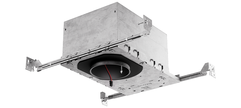 Elco Lighting E24V485ICA 4″ MAX Adjustable New Construction Housing - Voltage: 24V