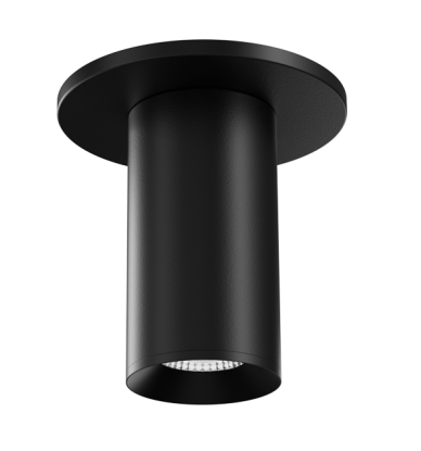 Elco Lighting E25FB-10DX30 2″ Koto Sylo™ Surface Mount, Color Temperature 3000K, Lumens 1000 lm, Beam Angle 38°, All Black