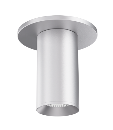 Elco Lighting E25FS-10DX35 2″ Koto Sylo™ Surface Mount, Color Temperature 3500K, Lumens 1000 lm, Beam Angle 38°, All Silver