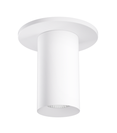 Elco Lighting E25FW-10DX30 2" Koto Sylo™ Surface Mount, Color Temperature 3000K, Lumens 1000 lm, Beam Angle 38° All White