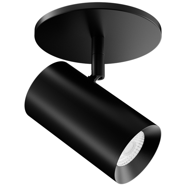 Elco Lighting E25MB-0927-36 2″ Koto Sylo™ Monopoint, 950lm, CCT 2700K, 38° Beam Angle, All Black W/ 36" Stem
