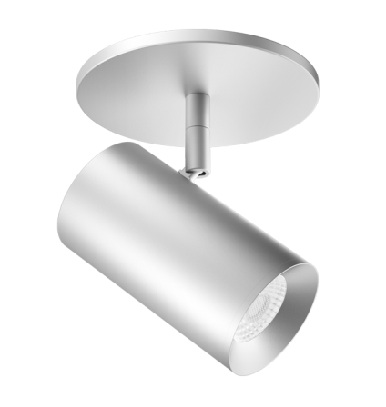 Elco Lighting E25MS-10DX40 2″ Koto Sylo™ Monopoint, Color Temperature 4000K, Lumens 1000 lm, Beam Angle 38°, Silver Finish