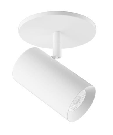 Elco Lighting E25MW-10DX30-12 2" Koto Sylo™ Monopoint, Color Temperature 3000K, Lumens 1000 lm, Beam Angle 38° All White, 12" Stem
