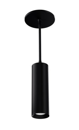 Elco Lighting E25PB-10DX35-72 2" Koto Sylo™ Pendant, Color Temperature 3500K, Lumens 1000 lm, Beam Angle 38° All Black, 72" Stem