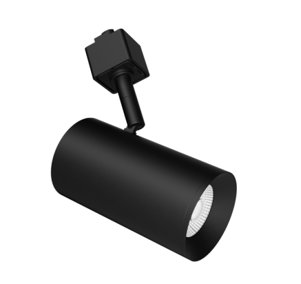 Elco Lighting E25TB-1335-S 2″ Koto Sylo™ Track Head, Wattage 12.5W, Color Temperature 3500K, Lumens 1350 lm, Voltage 120V, Dimming Triac/ELV, Beam Angle 18°, All Black