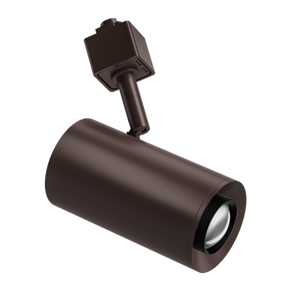 Elco Lighting E25TBZ-0727-FC 2″ Sylo™ Track Head w/Koto™ Focus Module – 10.5W, 770 Lumens, 2700K Warm White, Triac/ELV Dimmable, 18°-50° Adjustable Beam, CRI 95+, 120V, Bronze