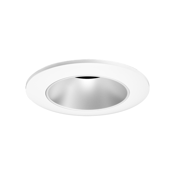Elco Lighting E2L10WF27H 2″ Round Reflector Teak™ LED Light Engine – 10.5-12W Adjustable, 800-1100 Lumens, 2700K Warm White, 60° Narrow Beam, CRI 93+, Wet Rated, Haze/White Trim