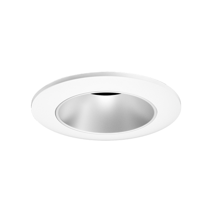 Elco Lighting E2L10WF27H 2″ Round Reflector Teak™ LED Light Engine – 10.5-12W Adjustable, 800-1100 Lumens, 2700K Warm White, 60° Narrow Beam, CRI 93+, Wet Rated, Haze/White Trim