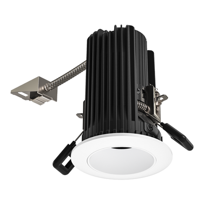 Elco Lighting E2L10NF27BZ 2" Round Reflector Teak™ LED Light Engine - 2700K Color Temp. - Beam Angle 28° - Bronze