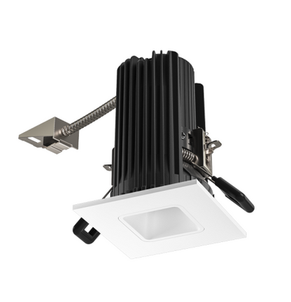 ELCO Lighting E2L13WF35W 10.5-12.5W, 3500K, 850-1100lm, 60 Deg, 2" Square Reflector Teak™ LED Light Engine All White Finish