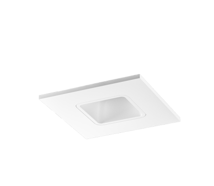 ELCO Lighting E2L13WF35W 10.5-12.5W, 3500K, 850-1100lm, 60 Deg, 2" Square Reflector Teak™ LED Light Engine All White Finish