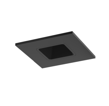 ELCO Lighting E2L13WF30B 10.5-12.5W, 3000K, 850-1100lm, 60 Deg, 2" Square Reflector Teak™ LED Light Engine All Black Finish