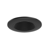 Elco Lighting E2L14NF27BB 2" Round Baffle Teak™ LED Light Engine - 2700K Color Temp. - Beam Angle 28° - Black