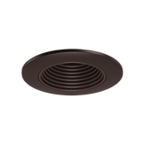 Elco Lighting E2L14WF27BZ 2" Round Baffle Teak™ LED Light Engine - 2700K Color Temp. - Beam Angle 60° - Bronze