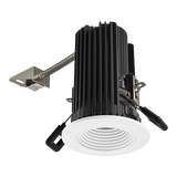 Elco Lighting E2L14WF27BZ 2" Round Baffle Teak™ LED Light Engine - 2700K Color Temp. - Beam Angle 60° - Bronze