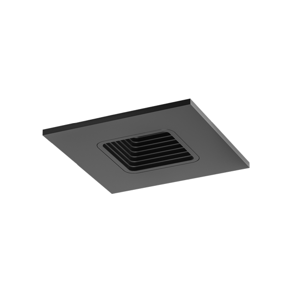 Elco Lighting E2L15WF30BB 2" Square Baffle Teak™ LED Light Engine - 3000K Color Temp. - Beam Angle 60° - Black