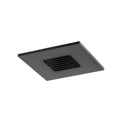 Elco Lighting E2L15WF30BB 2" Square Baffle Teak™ LED Light Engine - 3000K Color Temp. - Beam Angle 60° - Black