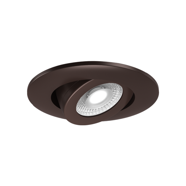 Elco Lighting E2L18NF30BZ 2" Round Adjustable Teak™ LED Light Engine - CCT: 3000K - Beam Angle: 28° - Finish: Bronze