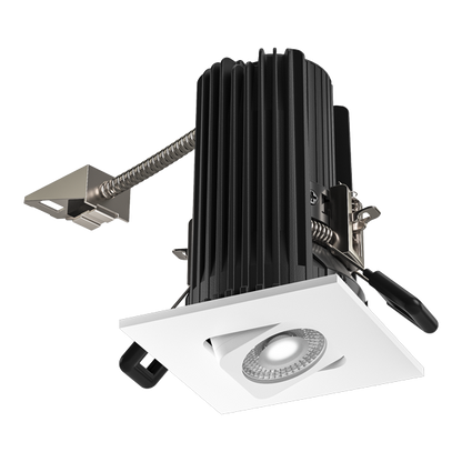 Elco Lighting E2L19NF30BZ 2" Square Adjustable Teak™ LED Light Engine - 3000K Color Temp. - Beam Angle 28º Degree - Bronze