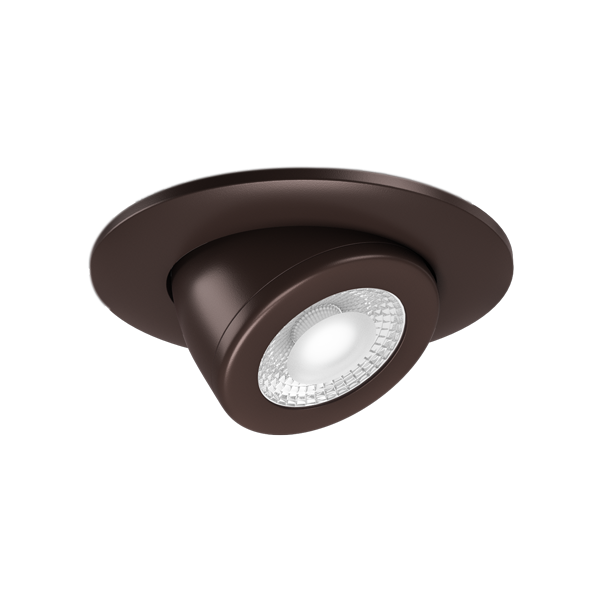 Elco Lighting E2L97WF30BZ 2" Round Pull-Down Teak™ LED Light Engine - 3000K Color Temp. - Beam Angle 60º Degree - Bronze