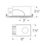 Elco Lighting E2LK35ICADAL 2" Koto™ Architectural Shallow Maximum Adjustability IC Airtight Housing, Wattage 14.7W, Voltage 120-277V, Lumens 1000 (ELK19) - 1200 (ELK21) - 1500 (ELK24) lm, Dimming Dali 2