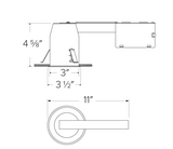 Elco Lighting E2LK57RICA 2" IC Airtight Remodel Housing for Koto™ Architectural LED Light Engine, 120V, Triac/ELV