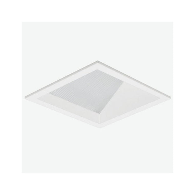 Visual Comfort Architectural E2SFW-WS Element 2" Square Wall Wash Trim – Wall Wash (Lensed) Aperture – Satin Nickel Finish – Flanged Ceiling Appearance
