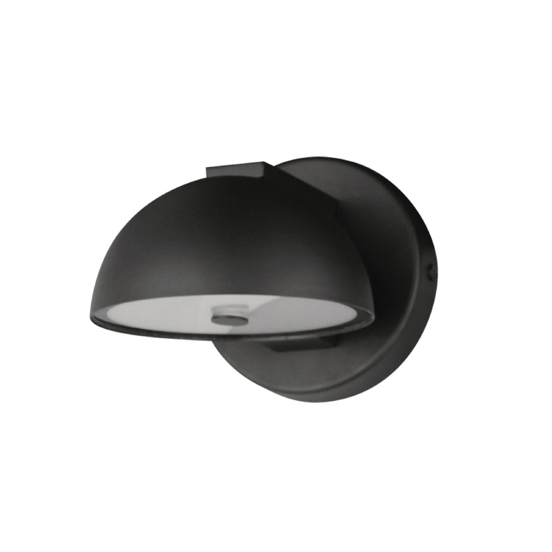 ET2 Contemporary Lighting E30242-BK Cauldron 6" LED Outdoor Wall Sconce Light  - Color Temperature: 3000K - Finish: Black