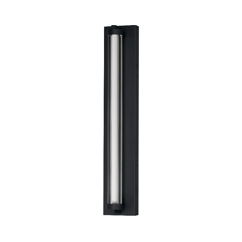ET2 Contemporary Lighting E30254-10BKGLD Fuse 27" 1-Light LED Outdoor Wall Sconce Light  - Color Temperature: 3000K - Finish: Black/Gold