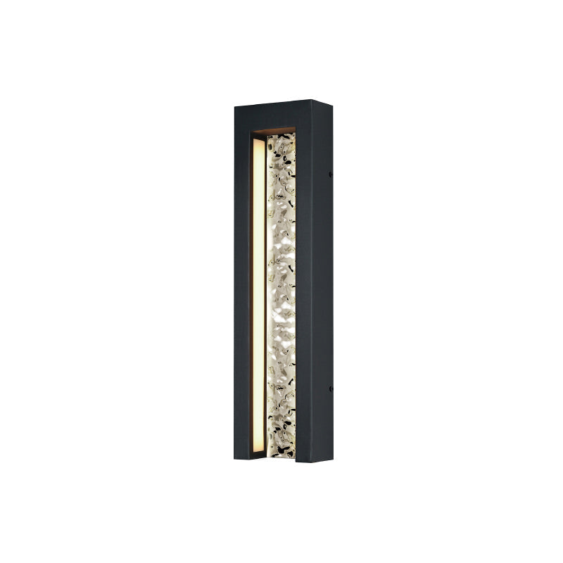 ET2 Contemporary Lighting E30282-125BK Liquid 18" 2-Light large LED Outdoor Wall Sconce Light  - Color Temperature: 3000K - Finish: Black