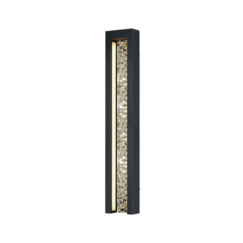 ET2 Contemporary Lighting E30283-125BK Liquid 30" 2-Light large LED Outdoor Wall Sconce Light  - Color Temperature: 3000K - Finish: Black