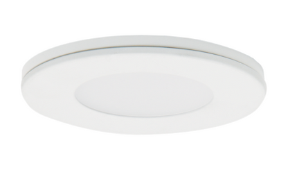 Elco Lighting E363W Sedum™ Mini Super Slim Round Undercabinet 3-Puck Light Kit with Driver Included, Color Temperature 3000K, Lumens 170 lm, All White