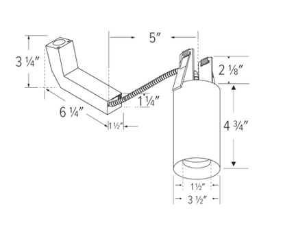 Elco Lighting E36DMFB-0930 3″ Koto Sylo™ Direct Mount, Color Temperature 3000K, Lumens 950 lm, Beam Angle 38°, All Black
