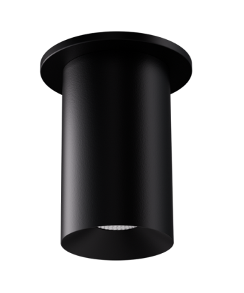 Elco Lighting E36FB-1540 3″ Koto Sylo™ Surface Mount, Color Temperature 4000K, Lumens 1500 lm, Dimming Triac/ELV, Beam Angle 38°, All Black