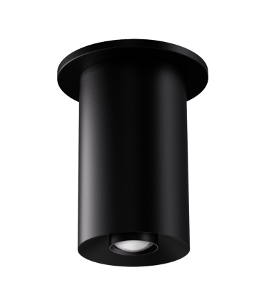Elco Lighting E36FB-0740-FC 3" Sylo™ Surface Mount with Koto™ Focus Module, Color Temperature 4000K, Lumens 830 lm, Adjustable Beam Angle 18° - 50°, All Black