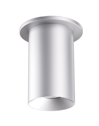 Elco Lighting E36FS-1130 3″ Koto Sylo™ Surface Mount, Color Temperature 3000K, Lumens 1150 lm, 38° Beam Angle, All Silver