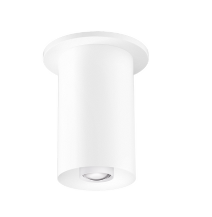 Elco Lighting E36FW-0730-FC 3" Sylo™ Surface Mount with Koto™ Focus Module, Color Temperature 3000K, Lumens 800 lm, Adjustable Beam Angle 18° - 50°, All White