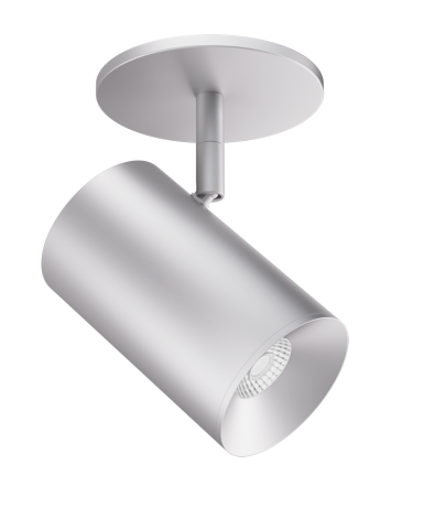 Elco Lighting E36MS-1540 3″ Koto Sylo™ Monopoint, Color Temperature 4000K, Lumens 1500 lm, Dimming Triac/ELV, Beam Angle 38°, All Silver