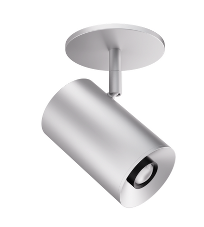 Elco Lighting E36MS-0730-FC 3″ Sylo™ Monopoint with Koto™ Focus Module, Color Temperature 3000K, Lumens 800 lm, Adjustable Beam Angle 18° - 50°, All Silver