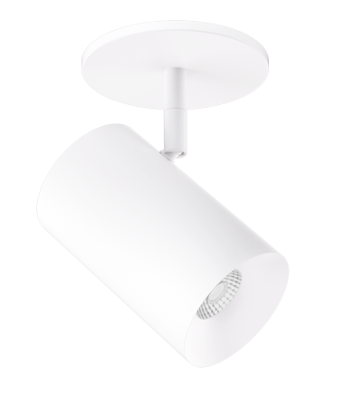 Elco Lighting E36MW-1540 3" Koto Sylo™ Monopoint, Color Temperature 4000K, Lumens 1500 lm, Dimming Triac/ELV, Beam Angle 38° All White