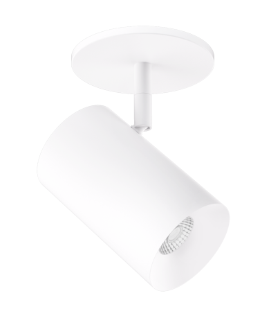Elco Lighting E36MW-0727 3" Koto Sylo™ Monopoint, Color Temperature 2700K, Lumens 750 lm, 38° Beam Angle, All White