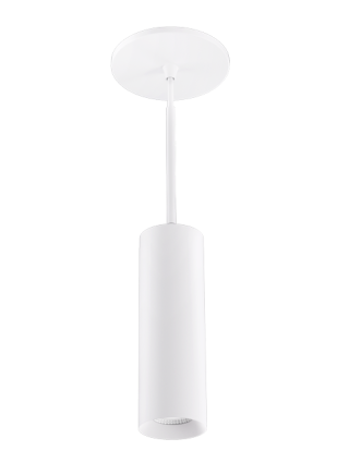 Elco Lighting E36PW-0824D30 3″ Low Voltage Koto Sylo™ Pendant, Wattage 10W, Lumens 800 lm, Voltage 24V DC, Color Temperature 3000K, Beam Angle 25°, 38°, 60°, All White
