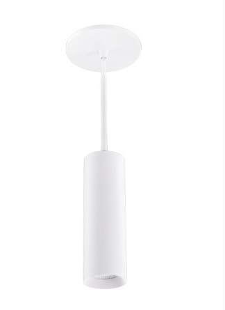 Elco Lighting E36PW-0930D-S 3" Koto Sylo Pendant, Wattage 10W, Voltage 120/277V, Color Temperature 3000k, Spot White Finish