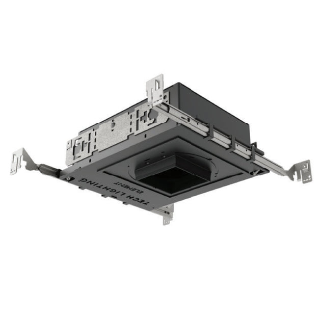 Visual Comfort Architectural E3RFF-LHWD4ASH Element E3R 3" 17W LED Round Shallow Adjustable Flanged Downlight - Warm Dim - Beam Spread: 40°