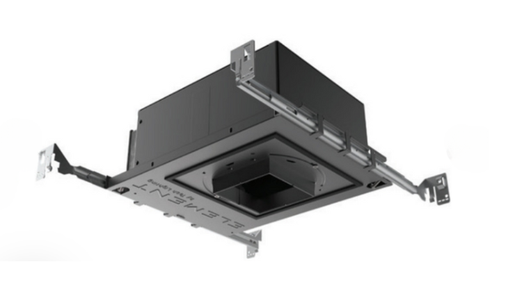 Visual Comfort Architectural E3RFW-LHC Element 3" LED Round Wall Wash Flanged Housing - 17W - Chicago Plenum