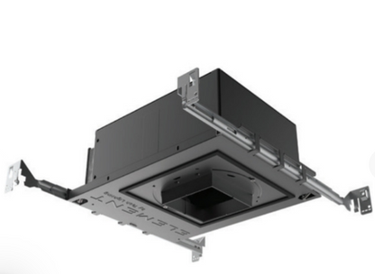 Visual Comfort Architectural E3SFF-LOWD6AI Element 3" LED Adjustable Square Housing, Ceiling Appearance: Flanged, Output: Low Output (12 Watts), Lamp: Warm Dim (3000K-1800K) , Beam Spread: 60°