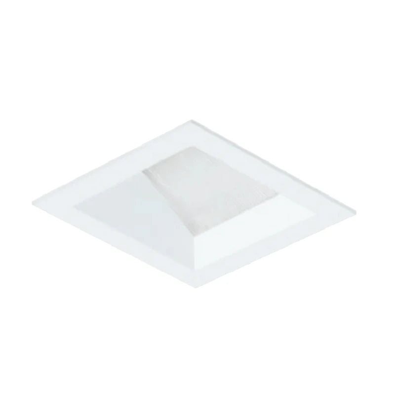 Visual Comfort Architectural E3SFW-S-LED Element E3SFW 3" LED Square Flanged Wall Wash Trim – Satin Nickel