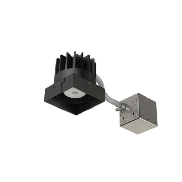 Visual Comfort Architectural E3SRF-LH9301DN Element E3SRF 3" Square Fixed Downlight Remodel Housing – 17W – 3000K – 90 CRI – 18° – Flanged – Non-IC – Black