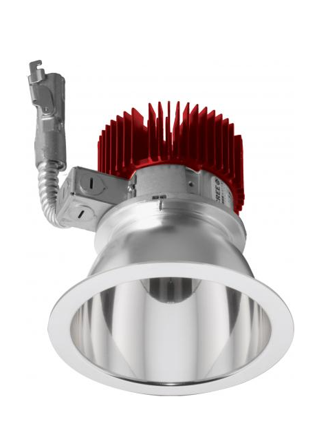 ELCO Lighting E410L0830C2 4" Reflector LED Light Engine Trims 8.8W, 3000K, 850lm, 60 Deg, All Chrome Finish